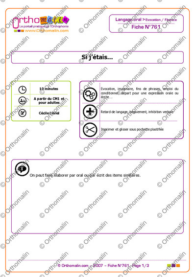 Page 1 de la fiche