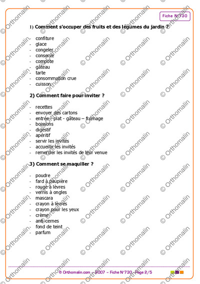 Page 2 de la fiche