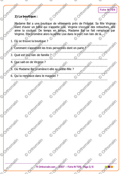 Page 3 de la fiche