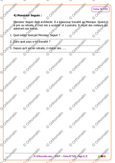 Page 5 de la fiche