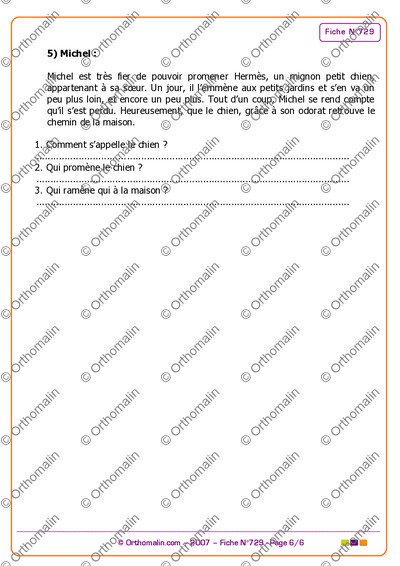 Page 6 de la fiche