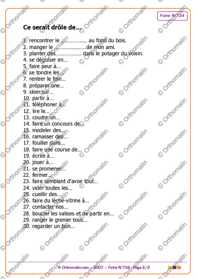 Page 2 de la fiche