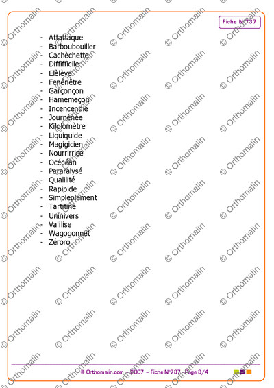 Page 3 de la fiche