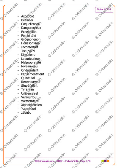 Page 4 de la fiche
