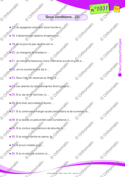 Page 3 de la fiche
