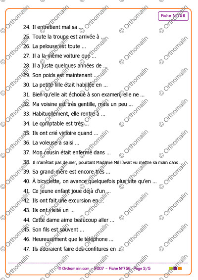 Page 3 de la fiche