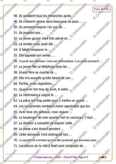 Page 4 de la fiche