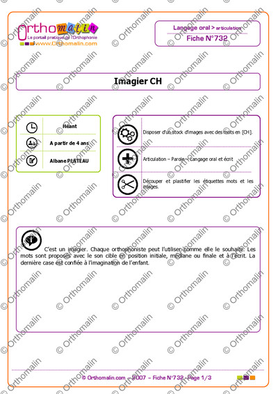 Page 1 de la fiche
