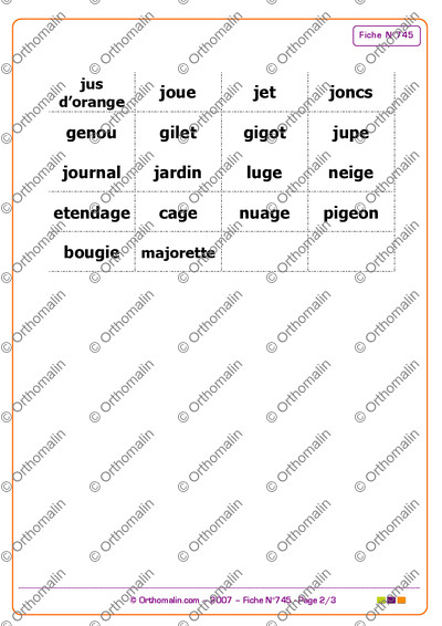 Page 2 de la fiche