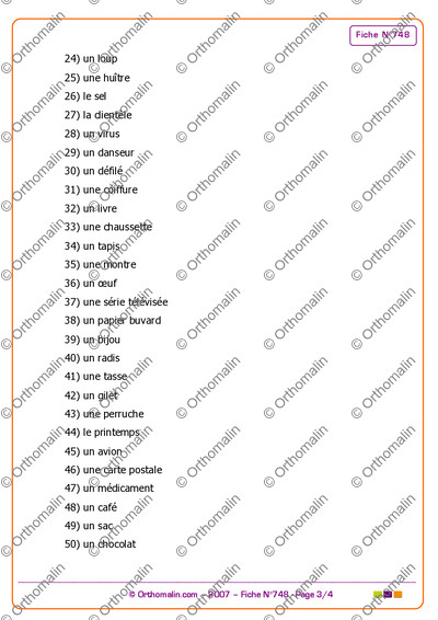 Page 3 de la fiche