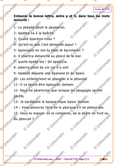 Page 4 de la fiche