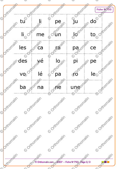 Page 3 de la fiche
