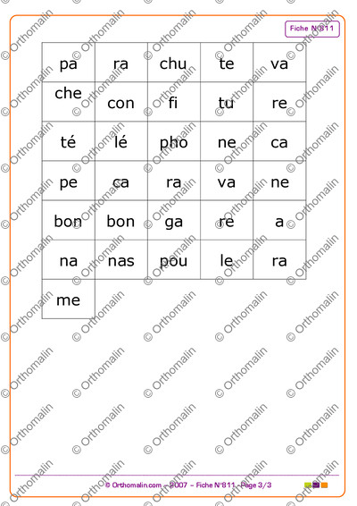 Page 3 de la fiche
