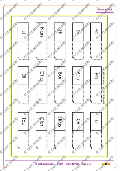 Page 3 de la fiche