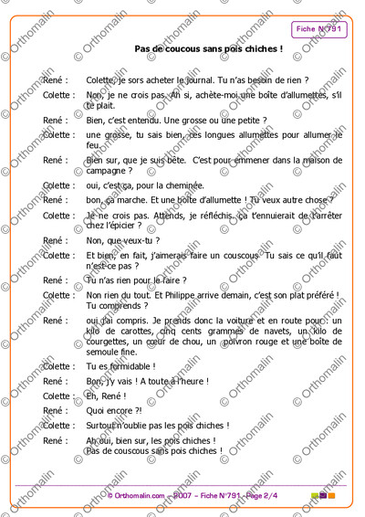 Page 2 de la fiche