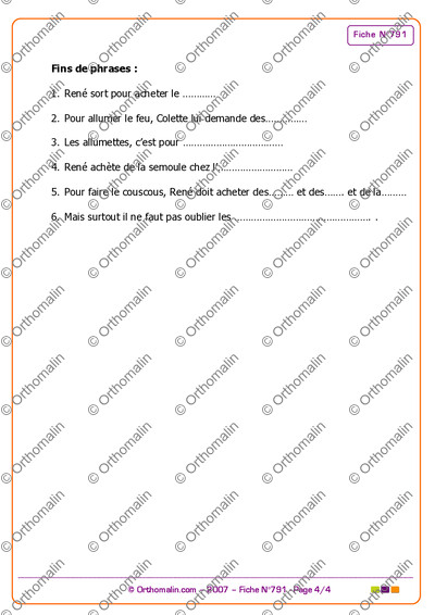 Page 4 de la fiche