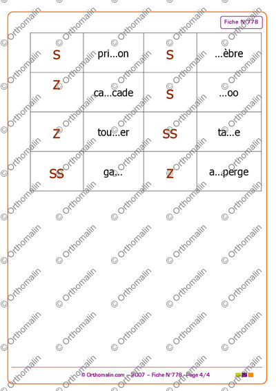 Page 4 de la fiche