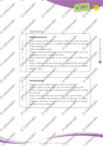 Page 3 de la fiche