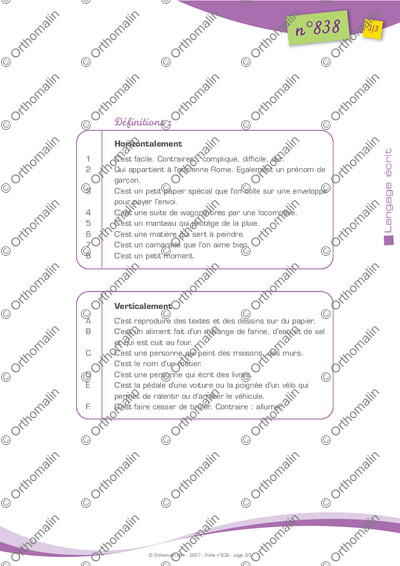 Page 3 de la fiche