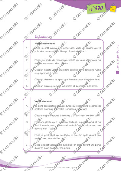 Page 3 de la fiche