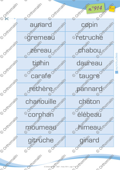 Page 7 de la fiche