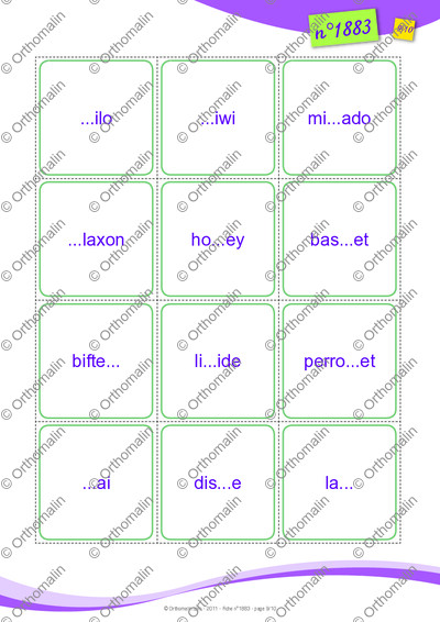 Page 9 de la fiche