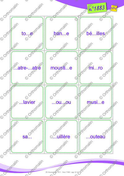 Page 10 de la fiche