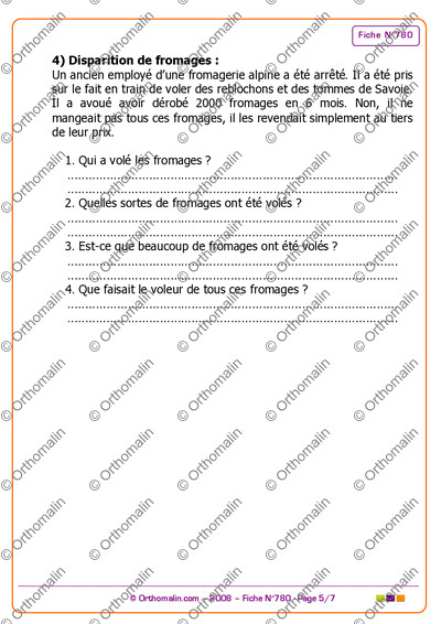 Page 5 de la fiche
