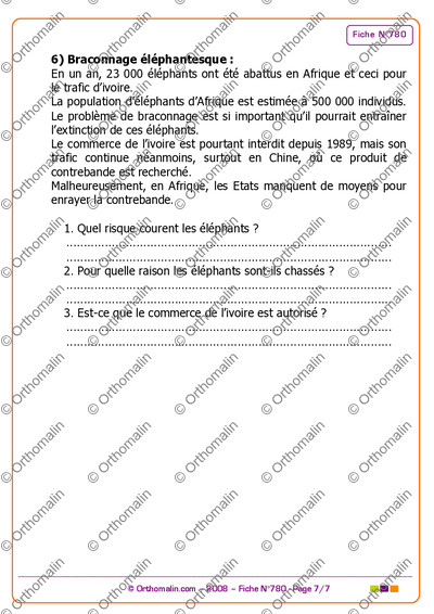 Page 7 de la fiche