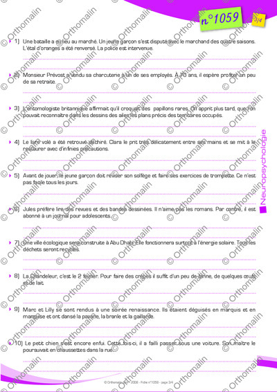 Page 3 de la fiche