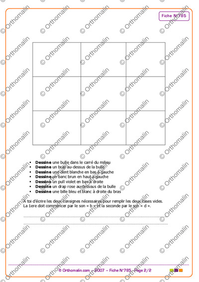 Page 2 de la fiche