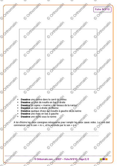 Page 2 de la fiche