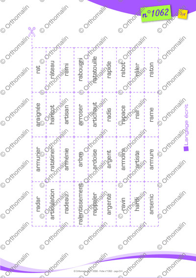 Page 3 de la fiche