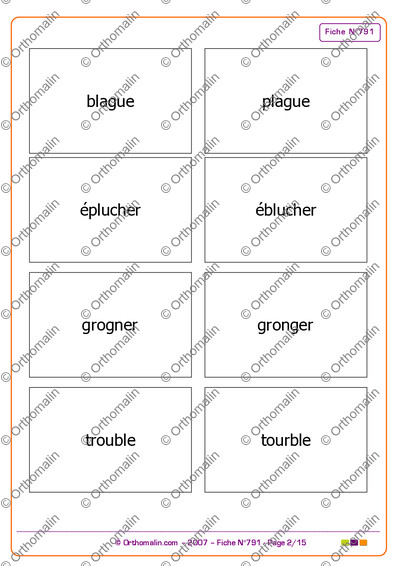 Page 2 de la fiche