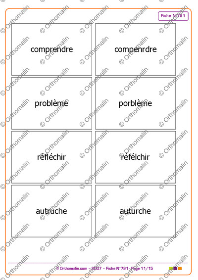 Page 11 de la fiche