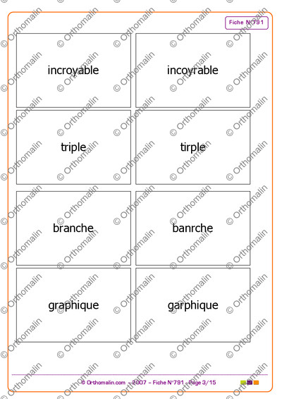 Page 3 de la fiche