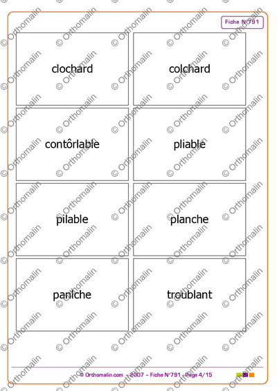 Page 4 de la fiche