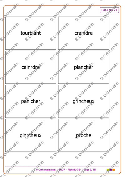 Page 5 de la fiche