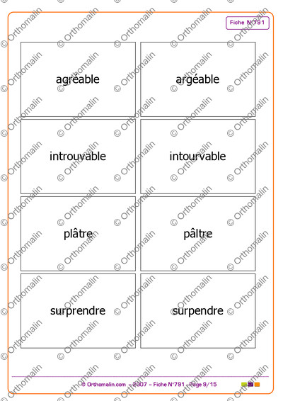 Page 9 de la fiche
