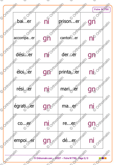 Page 3 de la fiche