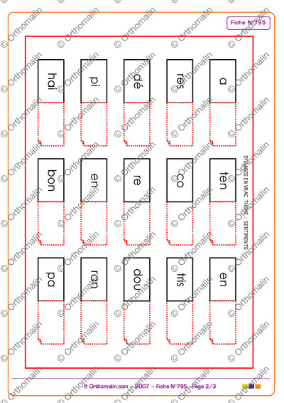 Page 3 de la fiche