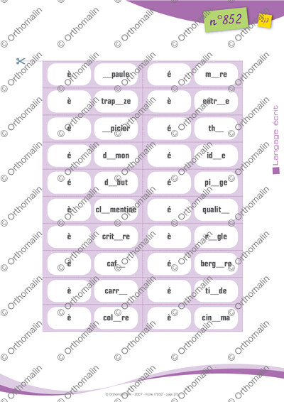 Page 2 de la fiche