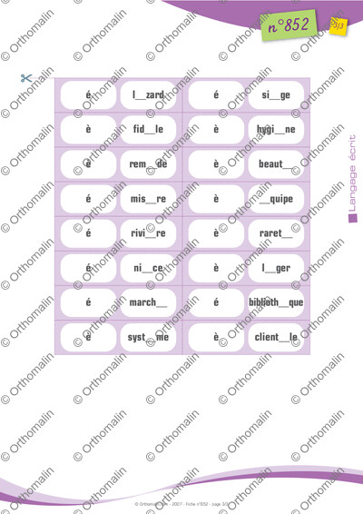 Page 3 de la fiche