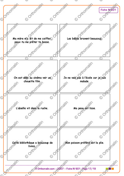 Page 17 de la fiche