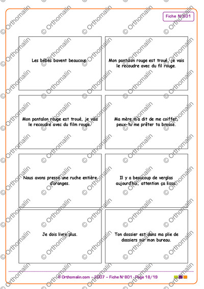 Page 18 de la fiche