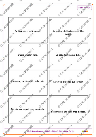 Page 5 de la fiche
