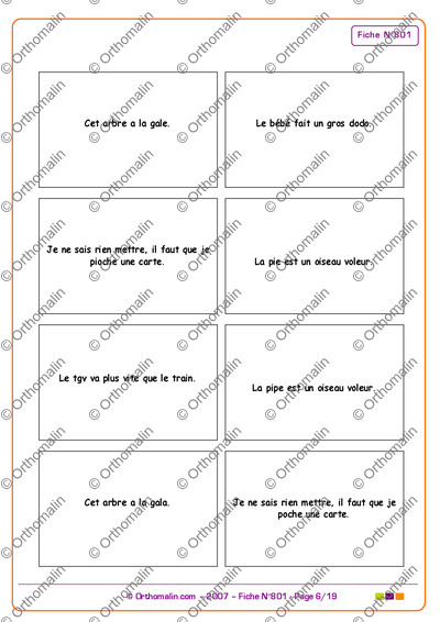 Page 6 de la fiche