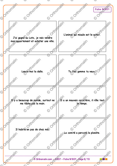 Page 8 de la fiche