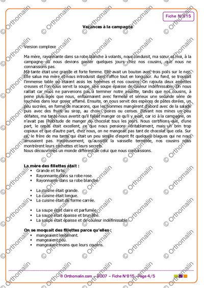 Page 4 de la fiche