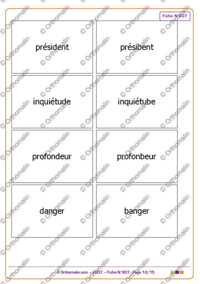 Page 12 de la fiche